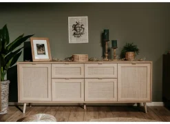 Dressoir Bali 180cm - melamine - sonoma eik