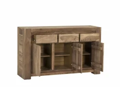 Dressoir Carbone  150cm - sheesham massief & decor - naturel