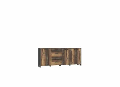 Dressoir Clif 206cm - decor - old wood & beton