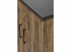 Dressoir 226cm - decor - bruin & zwart