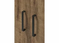 Dressoir 226cm - decor - bruin & zwart