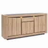 Dressoir 210cm - decor - French oak & grijs
