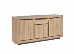 Dressoir 210cm - decor - French oak & grijs