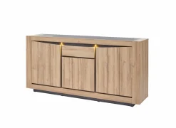 Dressoir 210cm - decor - French oak & grijs