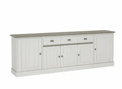 Dressoir 259cm - decor - lariks & bruine eik