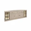 Dressoir 249cm - decor - natuurlijke olm