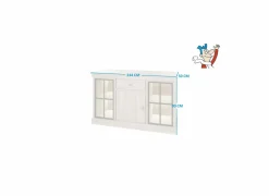 Dressoir 144cm - decor - natuurlijke olm