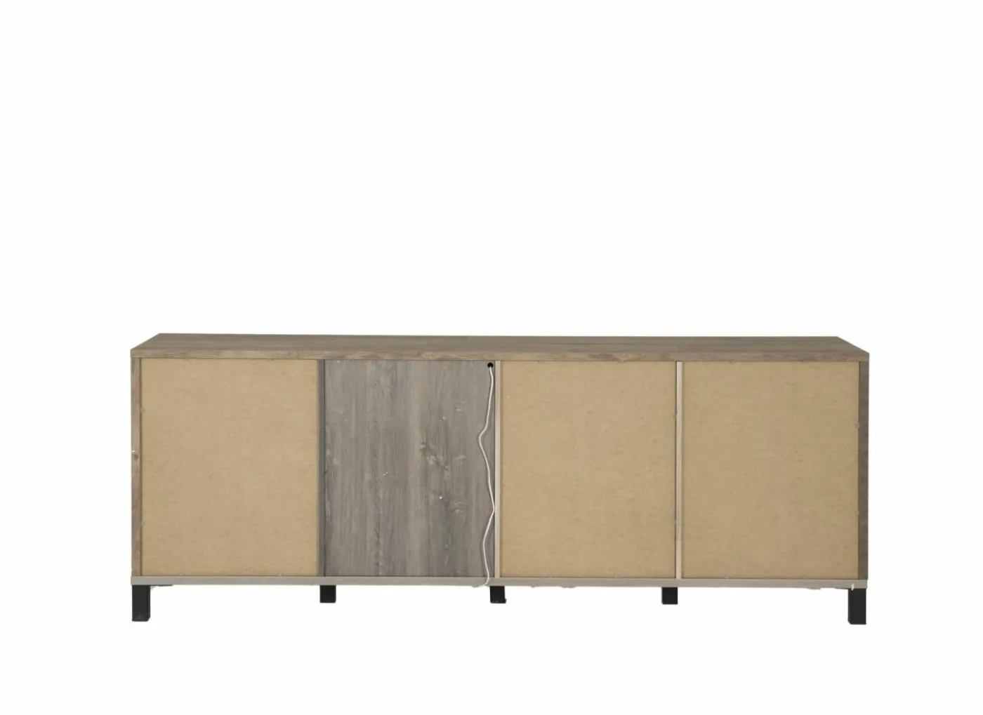 Dressoir 238cm - decor - old teak & matt black