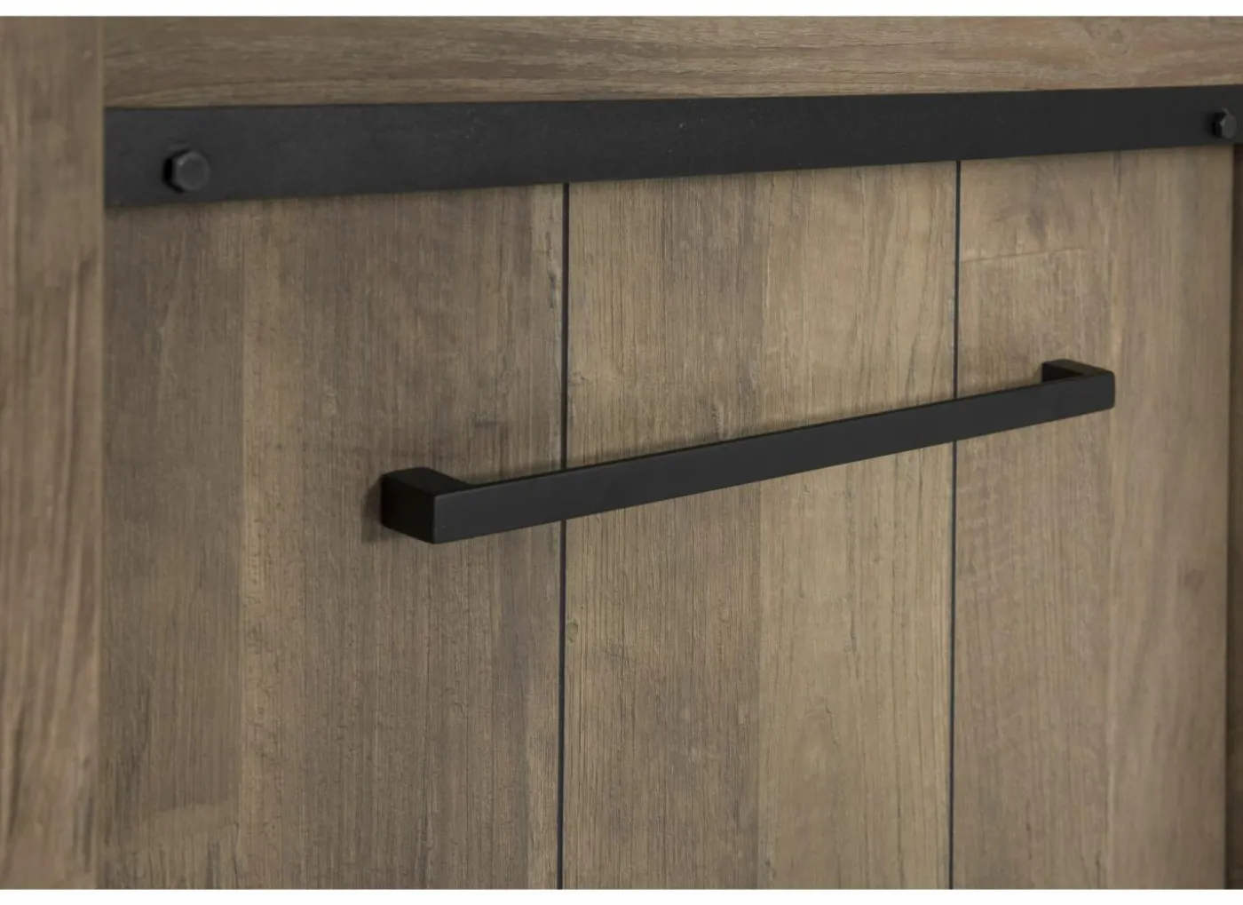 Dressoir 238cm - decor - old teak & matt black