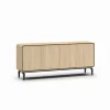 Dressoir 215cm - melamine - brushed sand oak nature