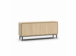 Dressoir 215cm - melamine - brushed sand oak nature