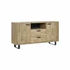 Dressoir Como 1 170cm - melamine - golden oak