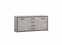 Dressoir Elias 201cm - decor - grijze eik