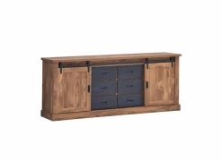 Dressoir Elon 221cm - decor - acacia & zwart