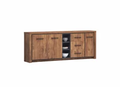 Dressoir Ensor 230cm - decor - acacia & black concrete