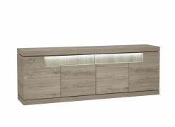 Dressoir Etna 250cm - decor - millenium eik & lichtgrijs