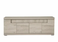Dressoir Etna 250cm - decor - millenium eik & lichtgrijs