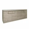 Dressoir Etna 223cm - decor - millenium eik & lichtgrijs