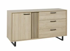 Dressoir Faro 164cm - melamine - zand eik