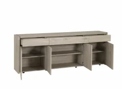 Dressoir Lucca 248cm - decor - millenium eik & lichtgrijs