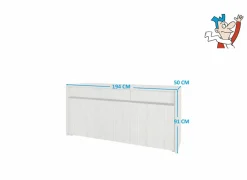 Dressoir Lucca 194cm - decor - millenium eik & lichtgrijs