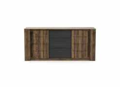 Dressoir Monaco 206cm - decor - saloon eik & zwart