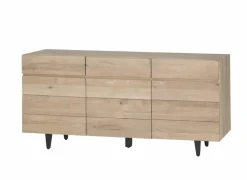 Dressoir Palacio 180cm - eik massief & decor- naturel