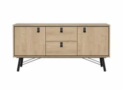 Dressoir Ry 151cm - decor - bruin & zwart