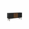 Dressoir Ry 151cm - decor - matzwart & okkernoot