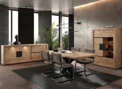 Dressoir Sanmarino 240cm - melamine - canyon oak