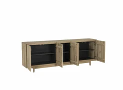 Dressoir Summer 243cm - eik massief & decor - naturel