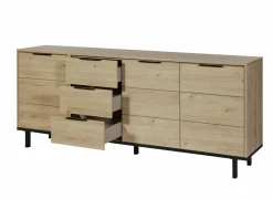 Dressoir Toby 230cm - melamine - castella oak