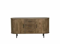 Dressoir Zeppelin 180cm - mango massief - walnoot