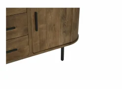 Dressoir Zeppelin 180cm - mango massief - walnoot