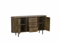 Dressoir Zeppelin 180cm - mango massief - walnoot