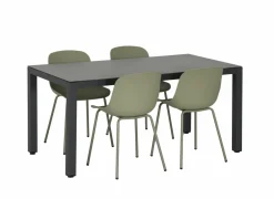 Eetkamer Breeze 160x80cm met 4 stoelen Atacama