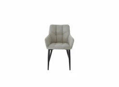 Fauteuil Conan 61x56x84cm - stof - lichtgrijs
