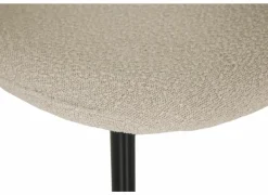 Fauteuil Eloise 73,5x63x82cm - bouclé - beige