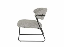 Fauteuil Folly 65x67x70cm - stof - grijs