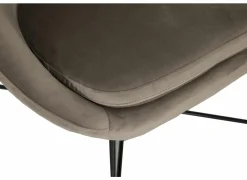 Fauteuil Juice 70x69x73,50cm - fluweel - taupe