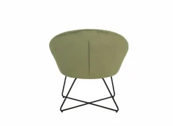 Fauteuil Juice 70x69x73,50cm - fluweel - groen