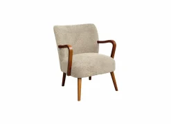 Fauteuil Klimt 62x70x78cm - stof - ecru