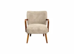Fauteuil Klimt 62x70x78cm - stof - ecru