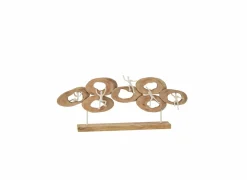 Figuur 5 in ring H31cm - mango massief - naturel