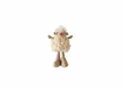 Figuur Schaap Hylda H15cm - polyester - bruin