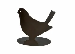 Figuur Vogel H9cm - metaal - zwart
