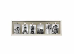 Fotokader Family 78x24cm - hout massief - beige