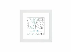 Fotokader Halmstad 15x15cm - hout massief- wit