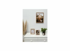 Fotokader S45SH2  18x13cm - hout & glas - bruin