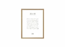 Fotokader 40x30cm - hout & glas - bruin